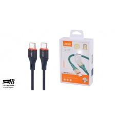 کابل شارژ دو سر تایپ سی الدینیو مدل LC632C طول 2 متر